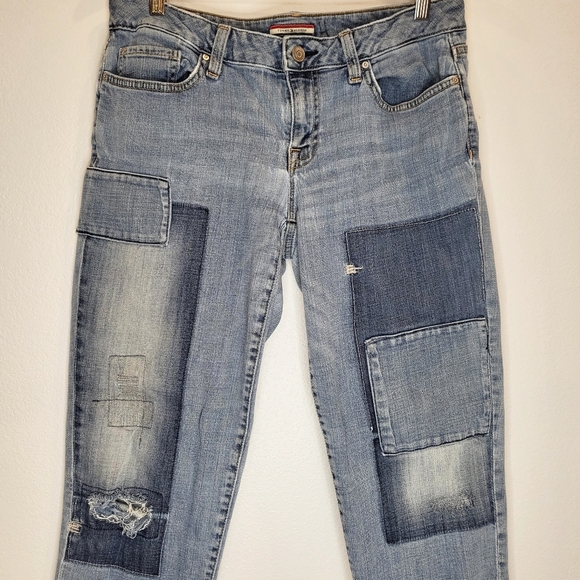 Tommy Hilfiger Blue Patchwork Jeans - Picture 3 of 6